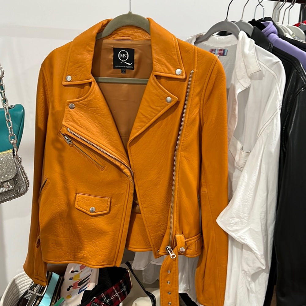 Alexander Mcqueen Leather Jacket
